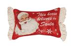 Believe In Santa Tapestry Word Pillow